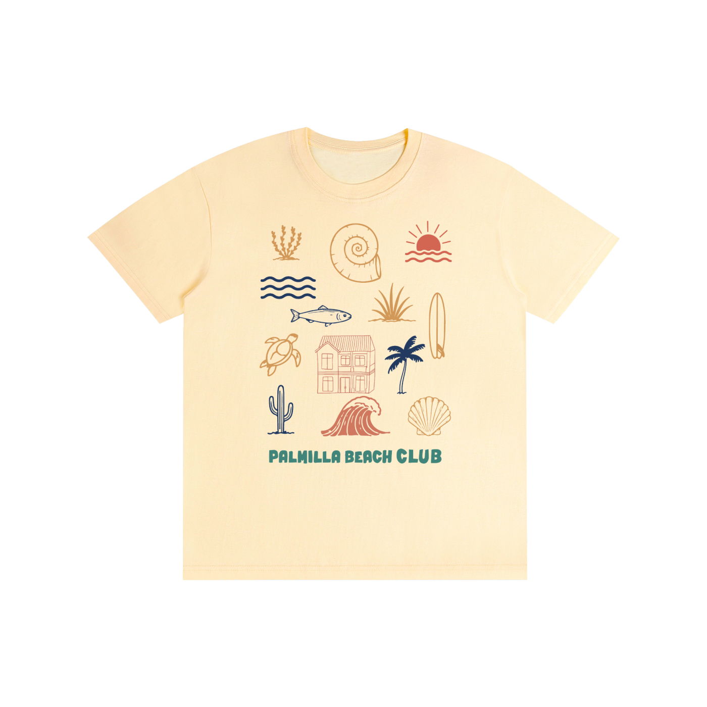 PBC Beach Icons Tee